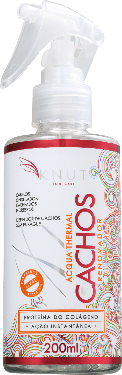 Knut Cachos Acqua Thermal - Ativador de Cachos 200ml