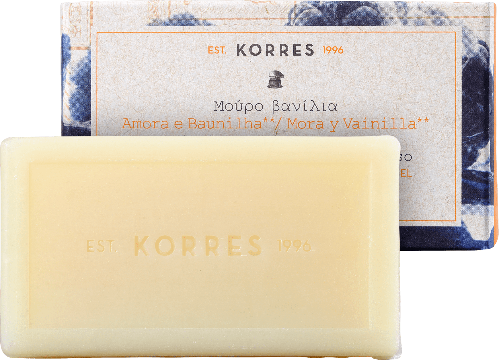 Korres Amora e Baunilha - Sabonete em Barra 90g
