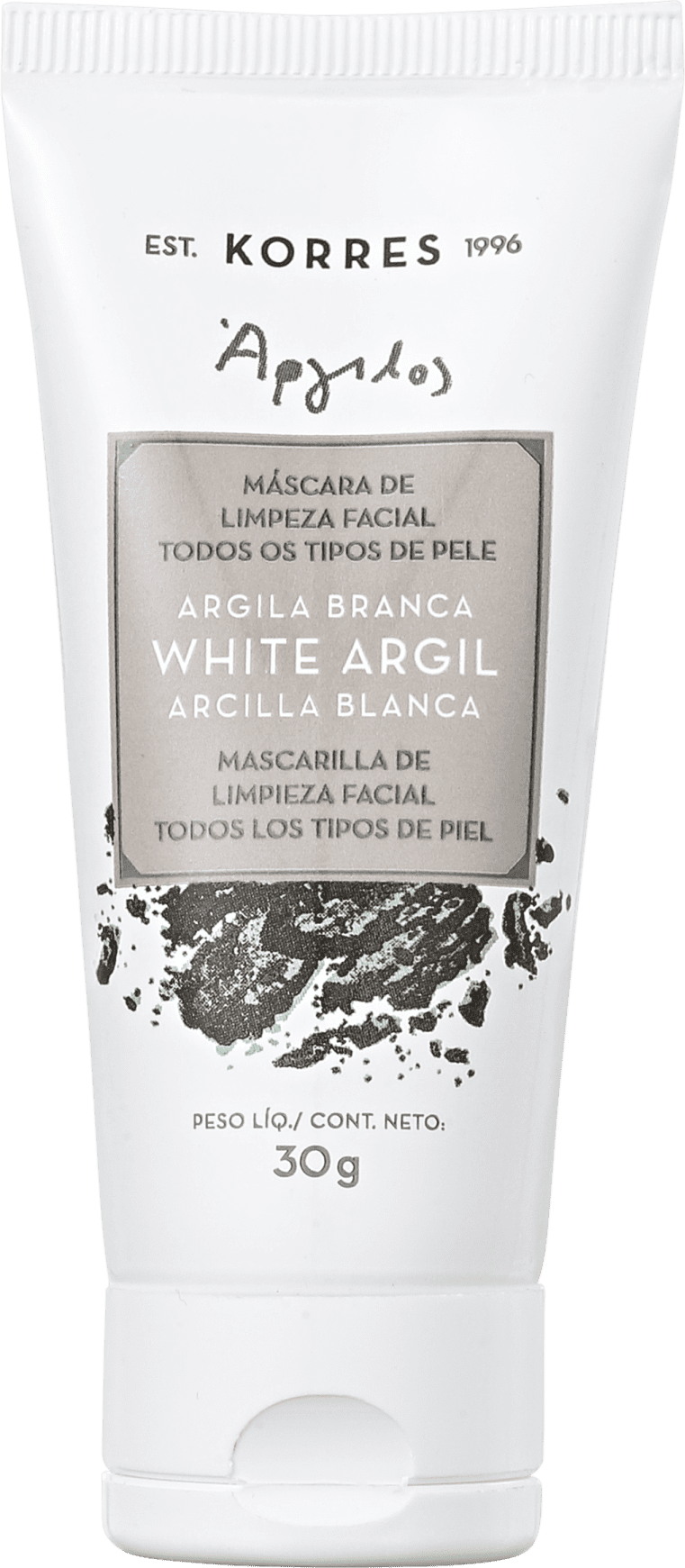 Korres Argila Branca - Máscara de Limpeza Facial 30g