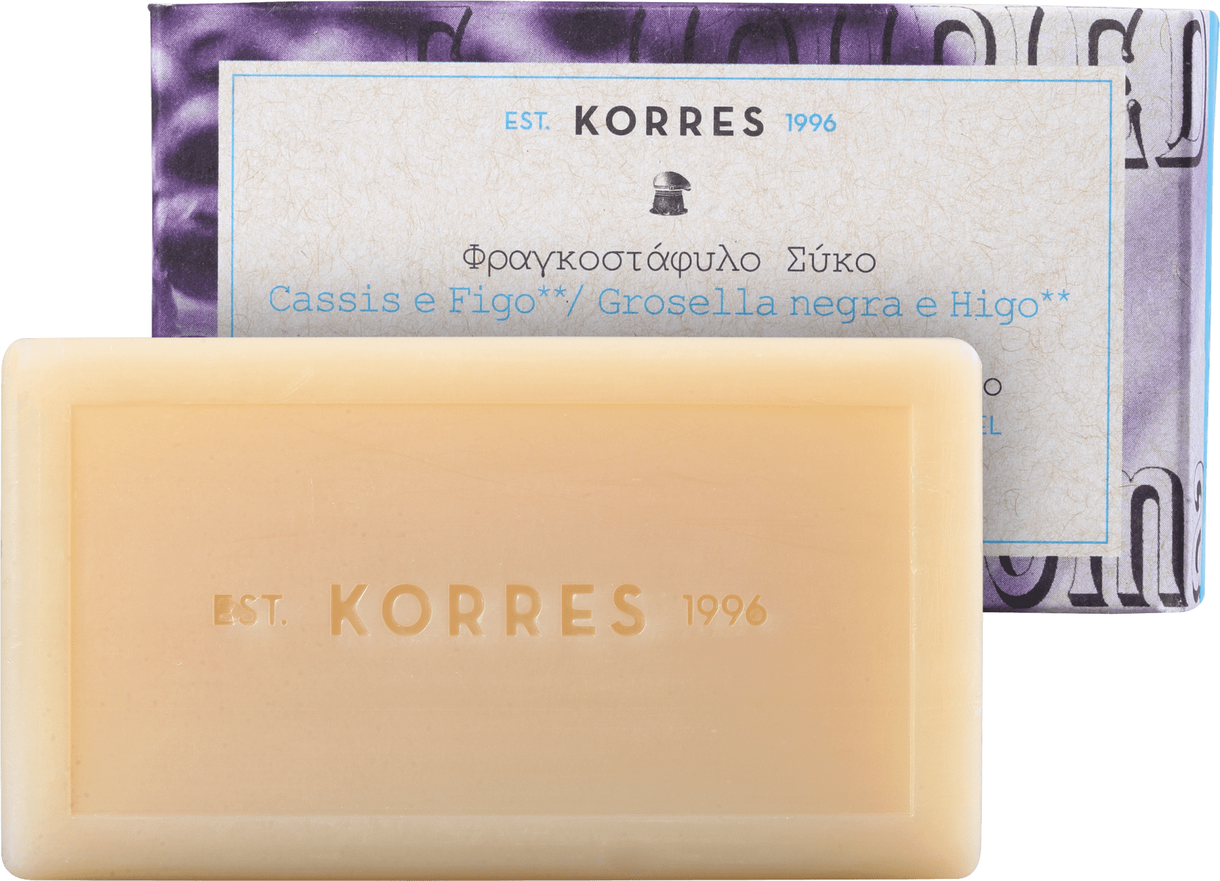 Korres Cassis e Figo - Sabonete em Barra 90g