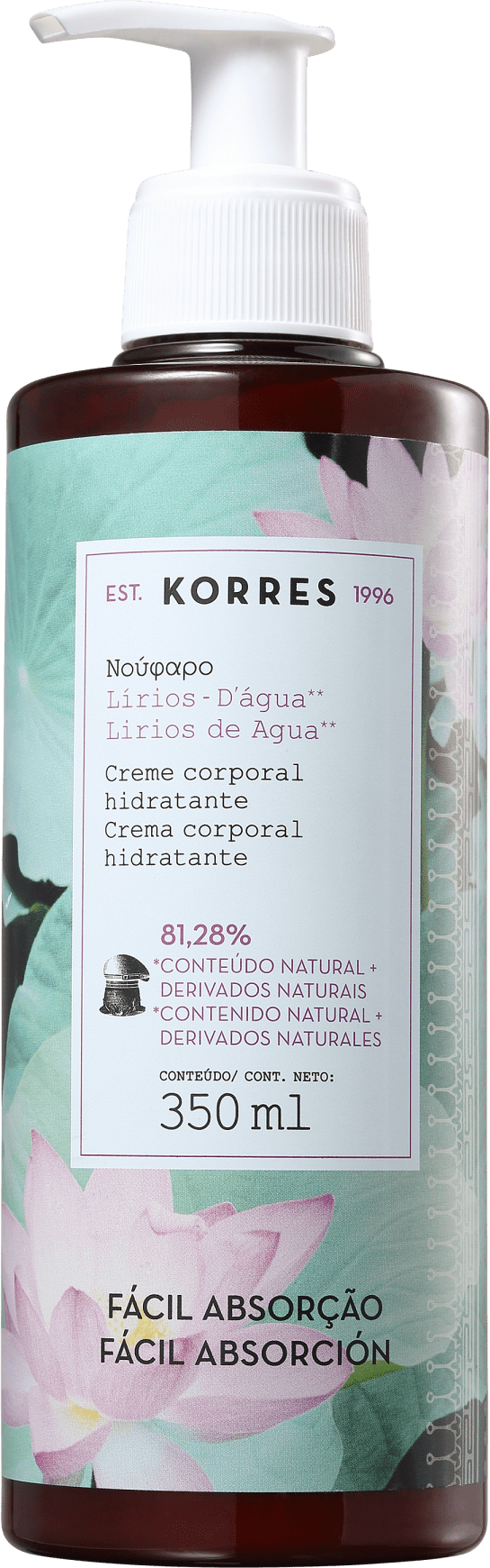 Korres Lírio D’Água - Creme Hidratante Corporal 350ml