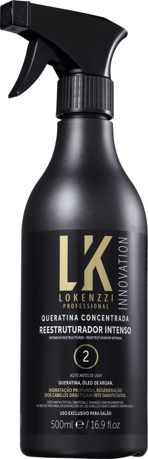 Lokenzzi Reestruturador Intenso Queratina Concentrada - Tratamento Capilar 500ml