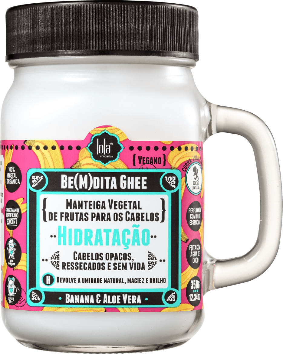Lola Cosmetics Be(M)dita Ghee Hidratação - Máscara Capilar 350g
