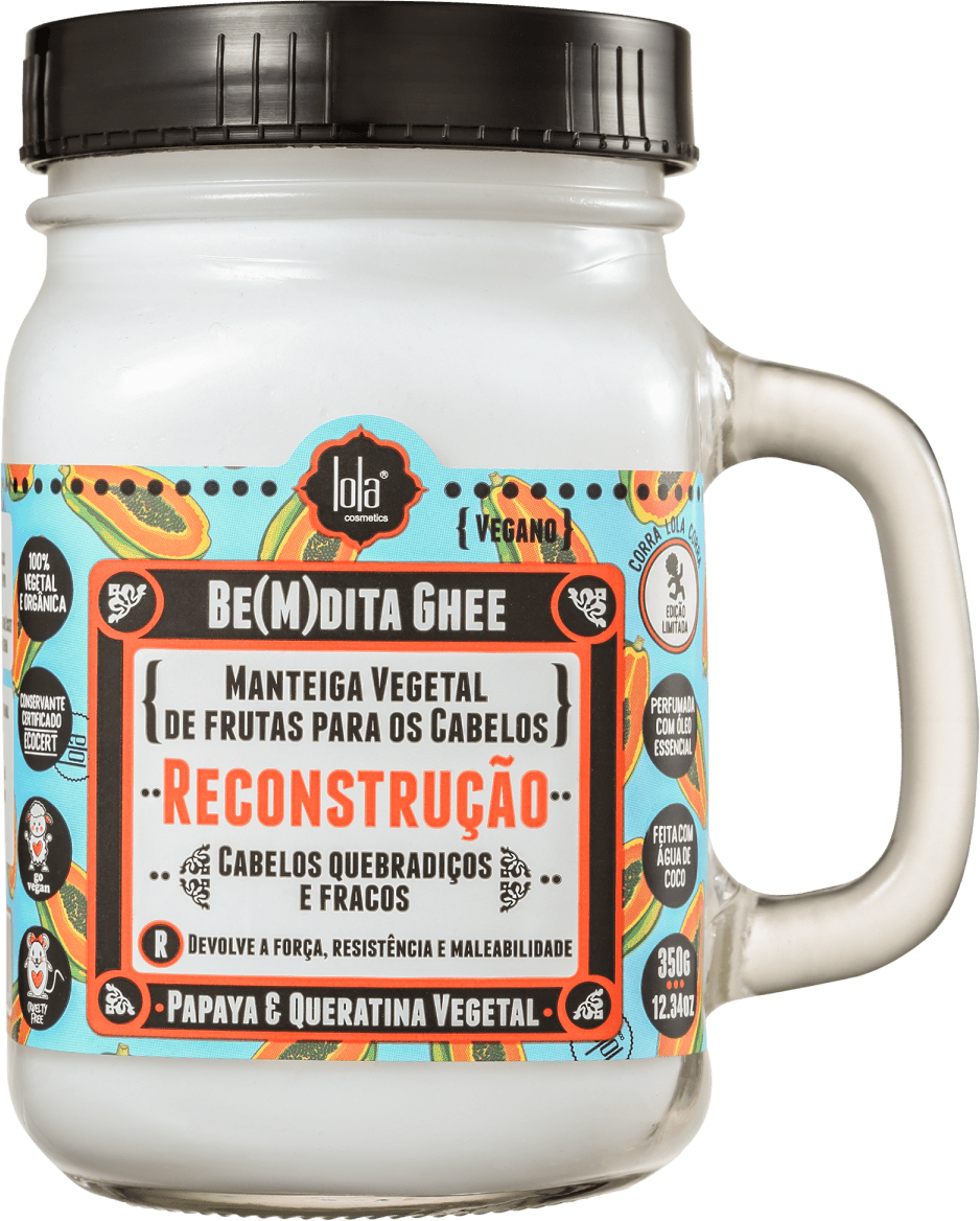 Lola Cosmetics Be(M)dita Ghee Reconstrução - Máscara Capilar 350g
