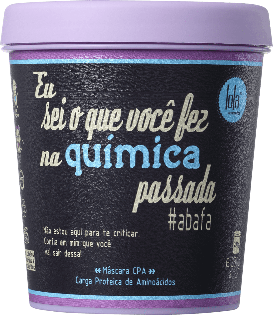 Lola Cosmetics Eu Sei o Que Você Fez na Química Passada - Máscara Capilar 230g