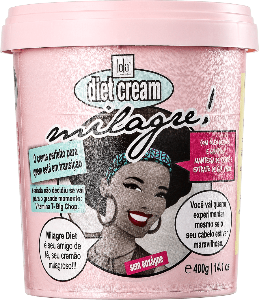 Lola Cosmetics Milagre Diet - Creme de Pentear 400g