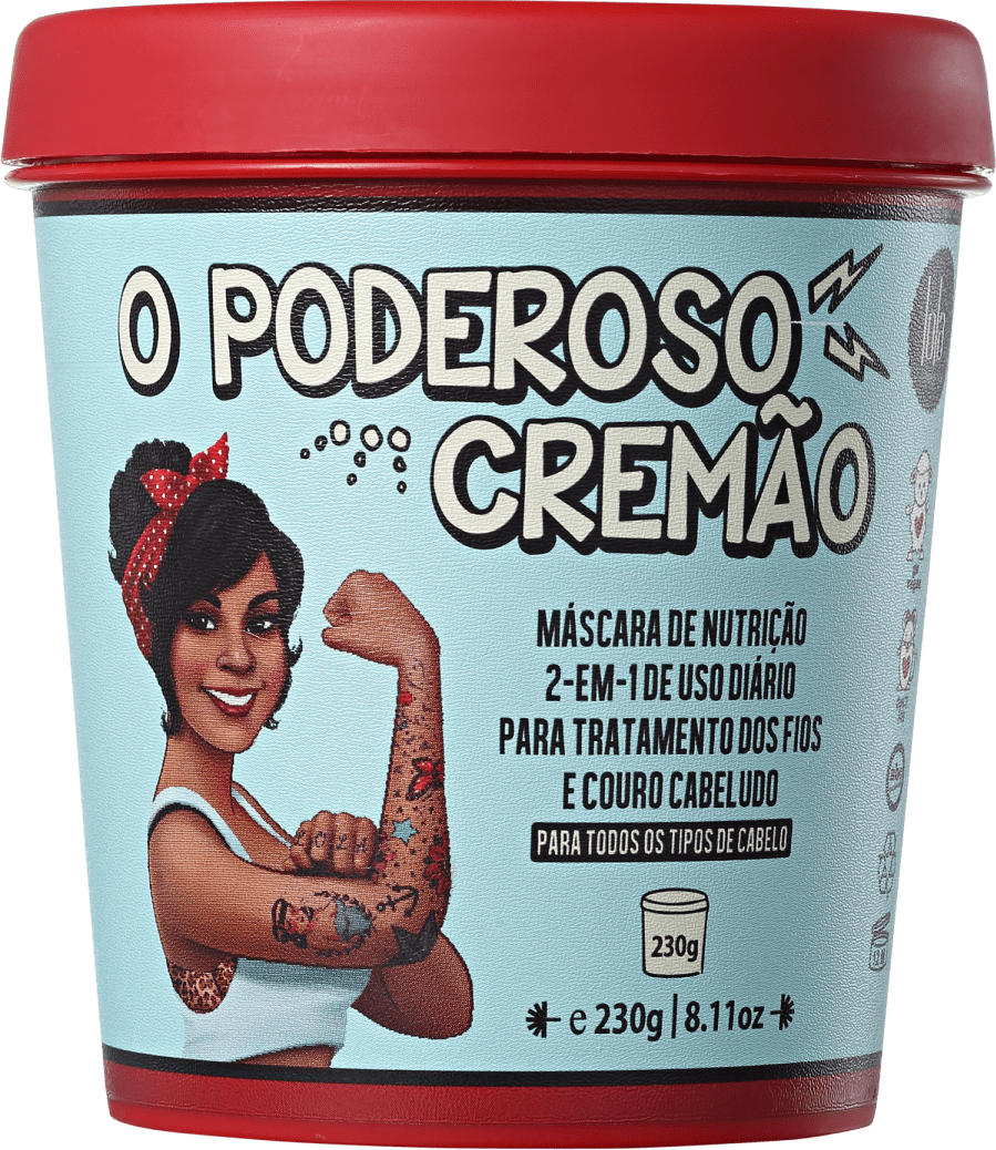 Lola Cosmetics O Poderoso Cremão 2 em 1 - Máscara Capilar 230g