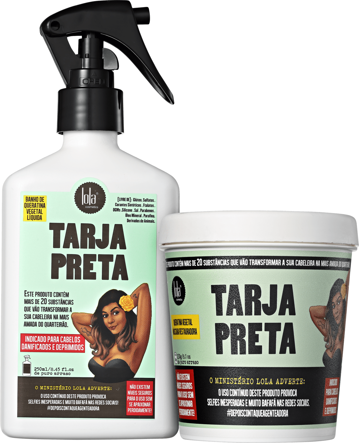 Kit Lola Cosmetics Tarja Preta (2 Produtos)
