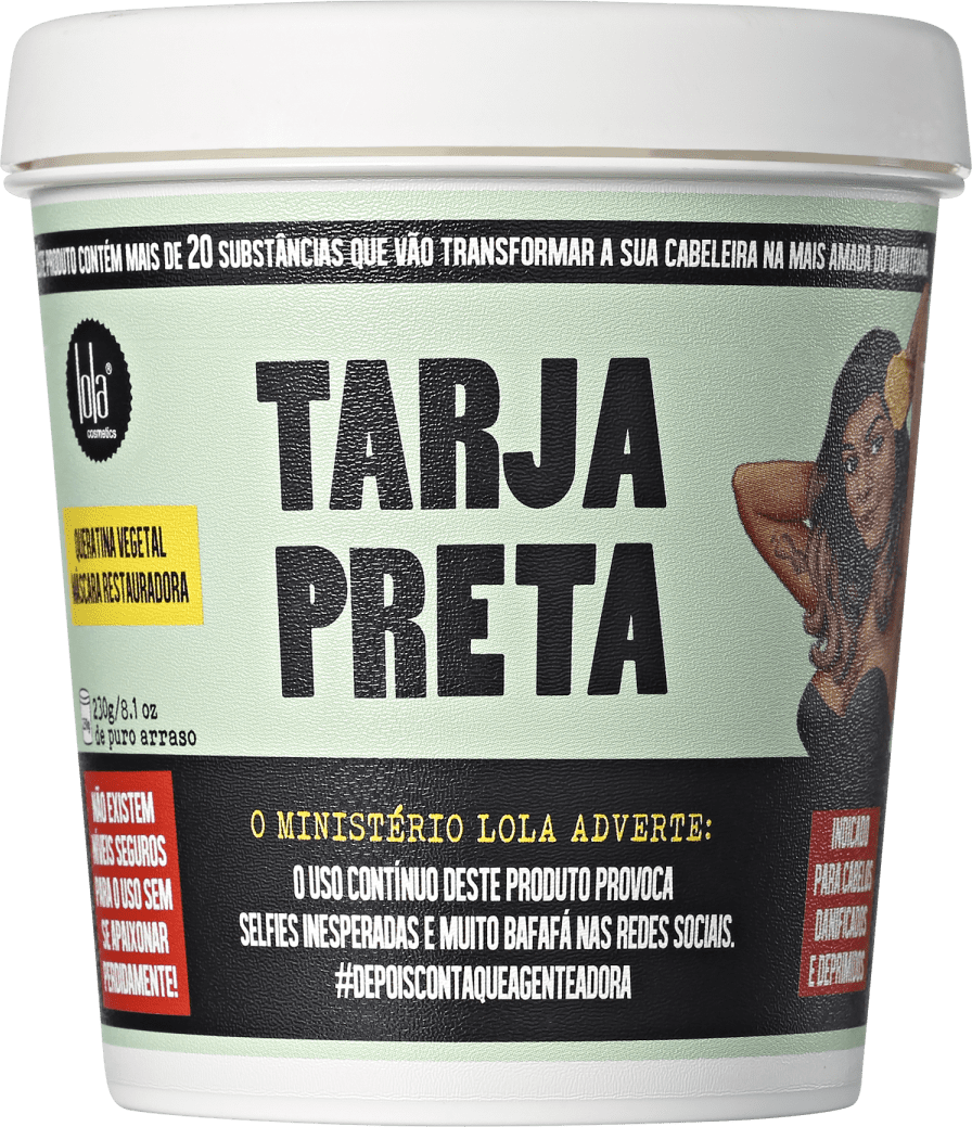 Lola Cosmetics Tarja Preta - Máscara de Reconstrução 230ml