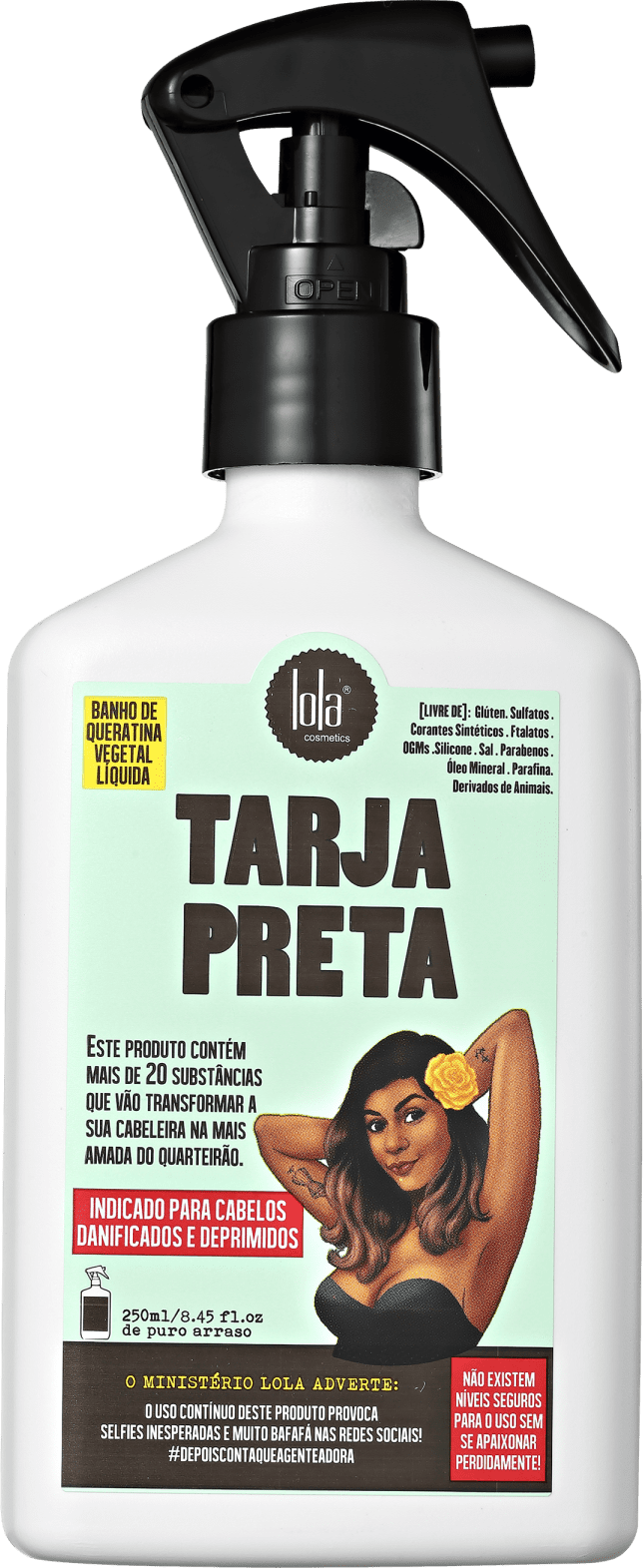 Lola Cosmetics Tarja Preta Queratina Vegetal - Tratamento Reconstrutor 250ml