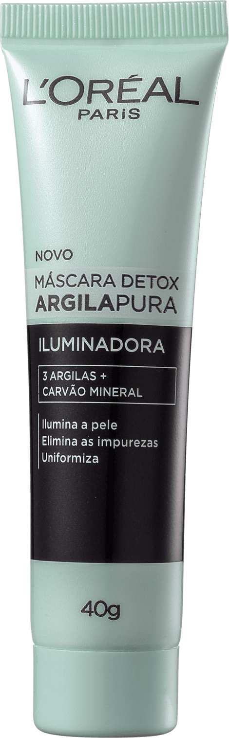 L'Oréal Paris Detox Argila Pura - Máscara Iluminadora 40g