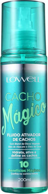 Lowell Cacho Mágico - Fluído Ativador de Cachos 200ml