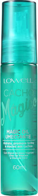 Lowell Cacho Mágico Magic Oil Umectante - Óleo Capilar 60ml