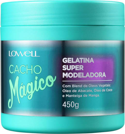 Lowell Cacho Mágico Super Modeladora - Gelatina Ativadora de Cachos 450g