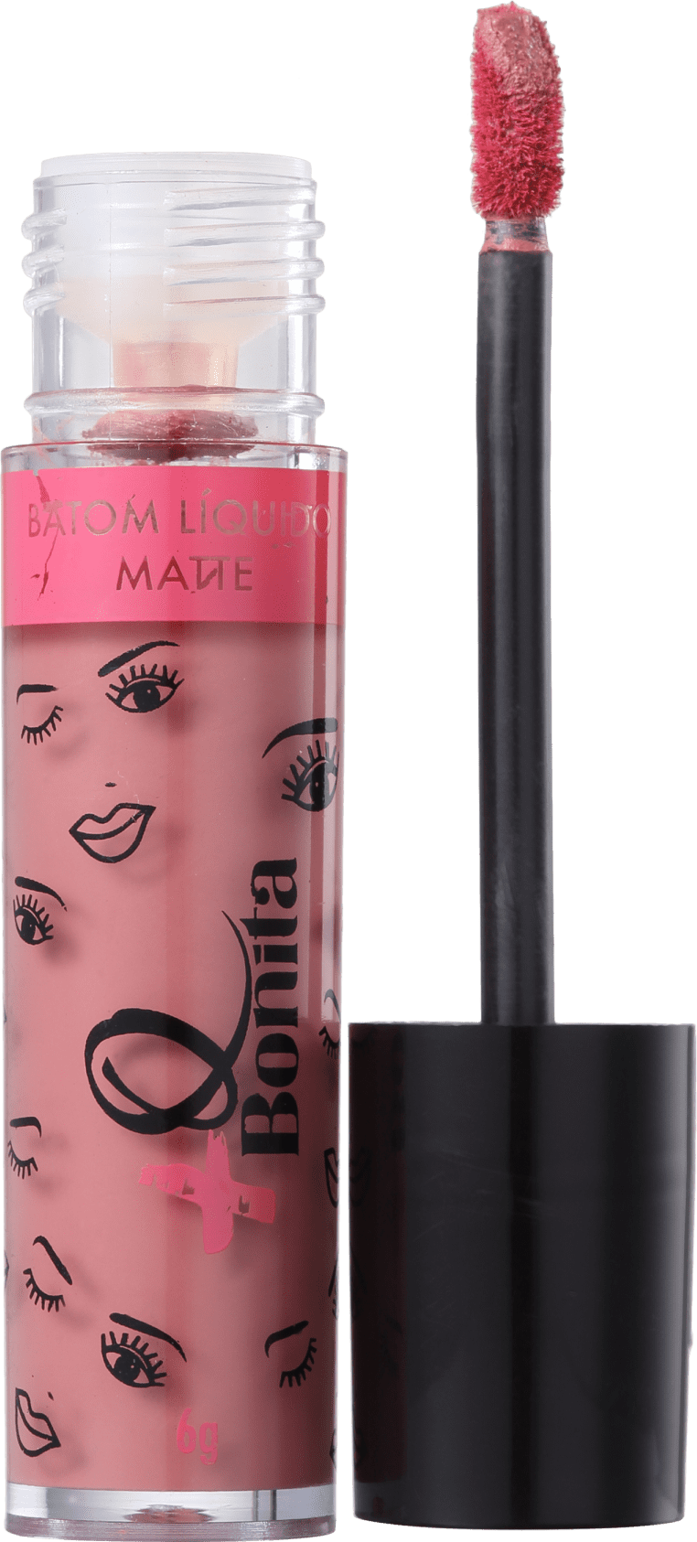 Mais Q Bonita 01 - Batom Líquido Matte 6g