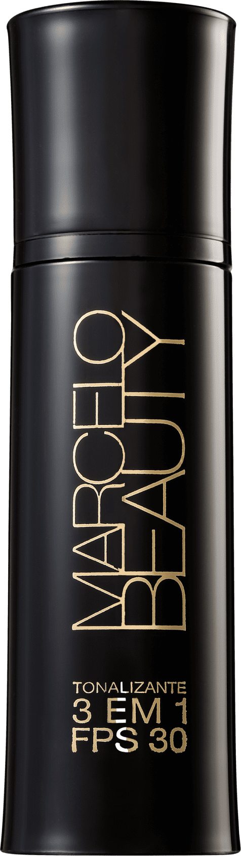 Marcelo Beauty Tonalizante 3 em 1 Metal Look FPS 30 Bege Médio - Base 30ml
