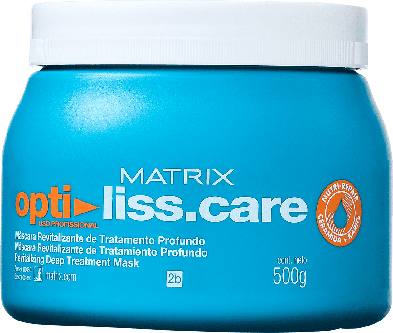 Matrix Opti Liss.Care Máscara Revitalizante de Tratamento Profundo - Máscara de Tratamento 500g