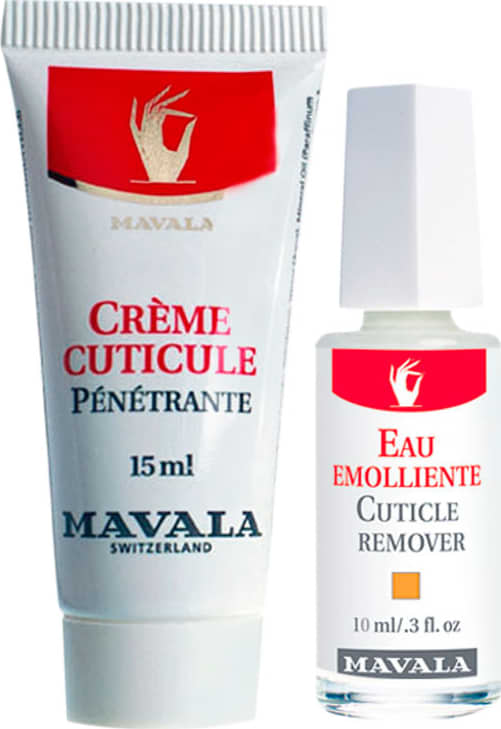 Kit Mavala Cuticle Cream & Remover - Hidratante 15ml + Removedor 10ml