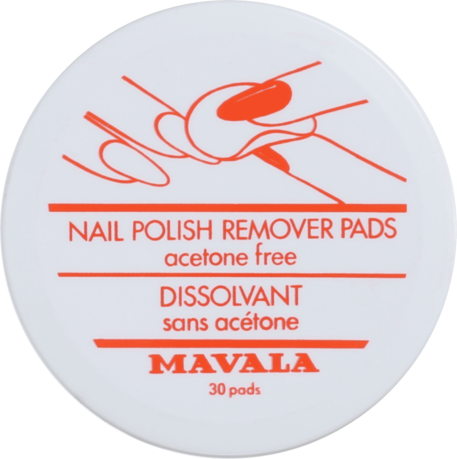 Mavala Nail Polish Remover Pads - Disco Removedor de Esmalte (30 unidades)