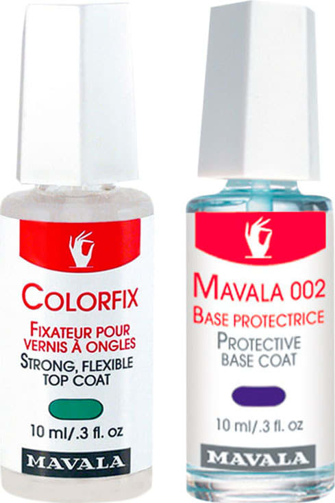 Kit Mavala Protective Base Coat & Colorfix - Base 10ml + Base Fixadora 10ml