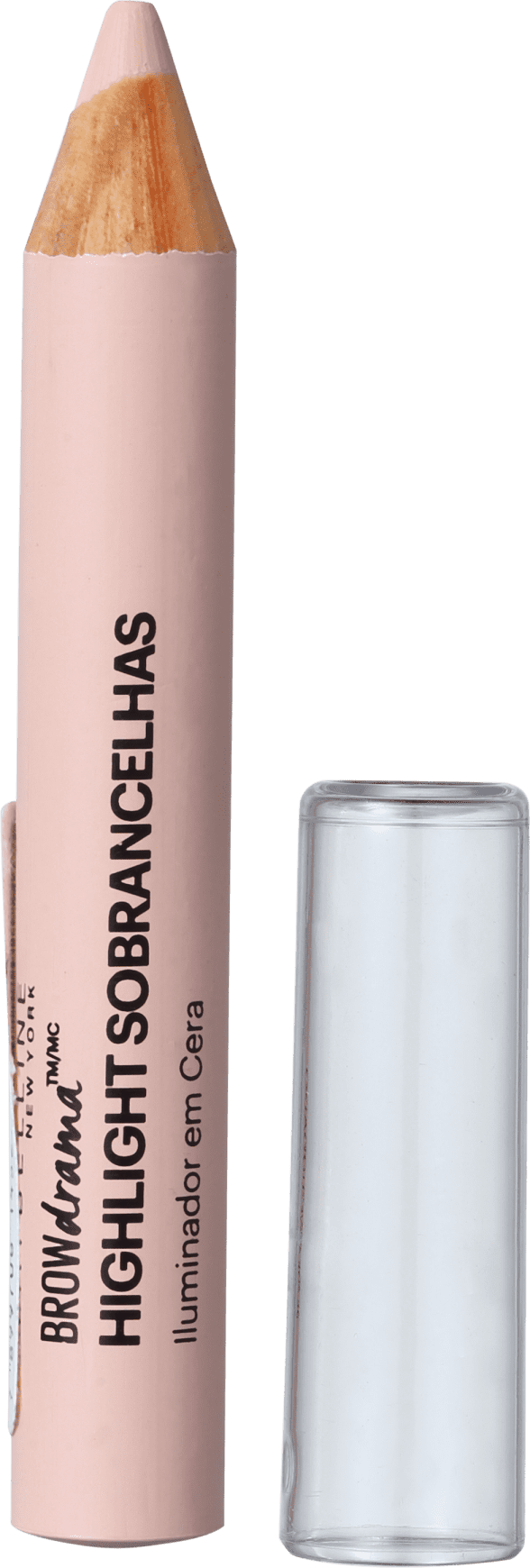 Maybelline Brow Drama Iluminador de Sobrancelhas Nude Aveludado - Lápis para Sobrancelha 1,5g