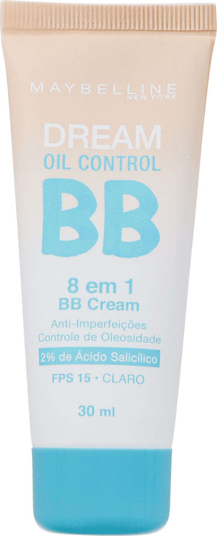 Maybelline Dream Oil Control 8 em 1 FPS 15 Claro - BB Cream 30ml