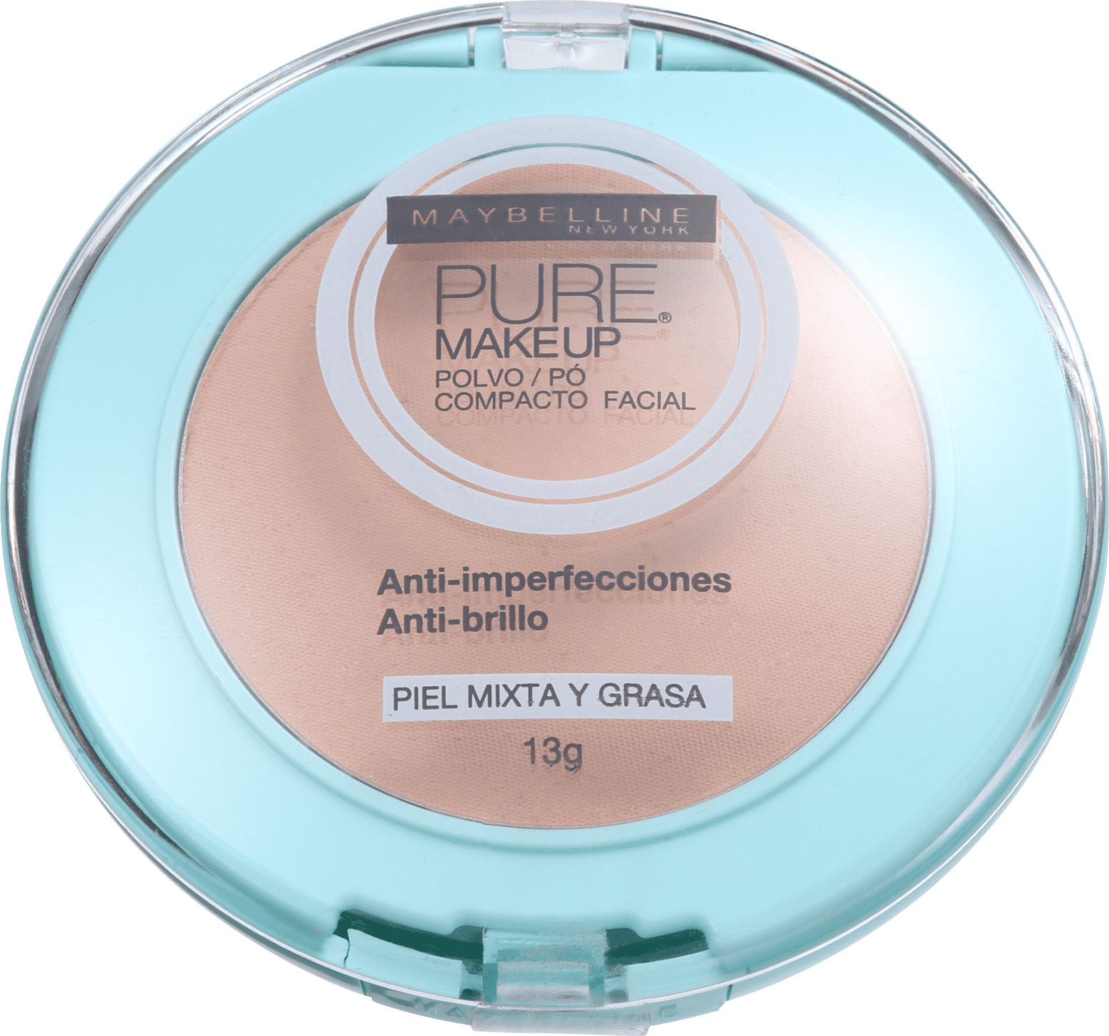 Maybelline Pure Makeup Dourado - Pó Compacto Natural 13g