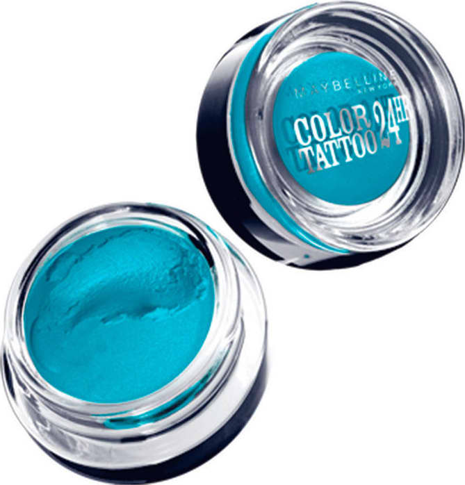 Maybelline Color Tattoo 24H Tenacious Teal - Sombra em Gel 4g