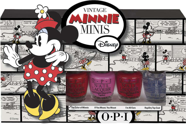 OPI Minnie Minis Kit (4 Produtos)