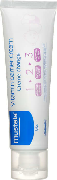 Mustela Bébé Creme Vitaminado Preventivo 123 - Creme para Assaduras 55g