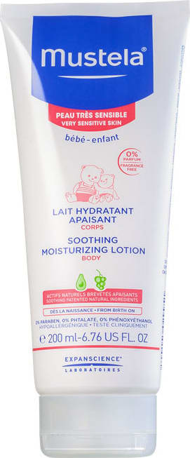 Mustela Bébé Soothing - Loção Hidratante Corporal 200ml