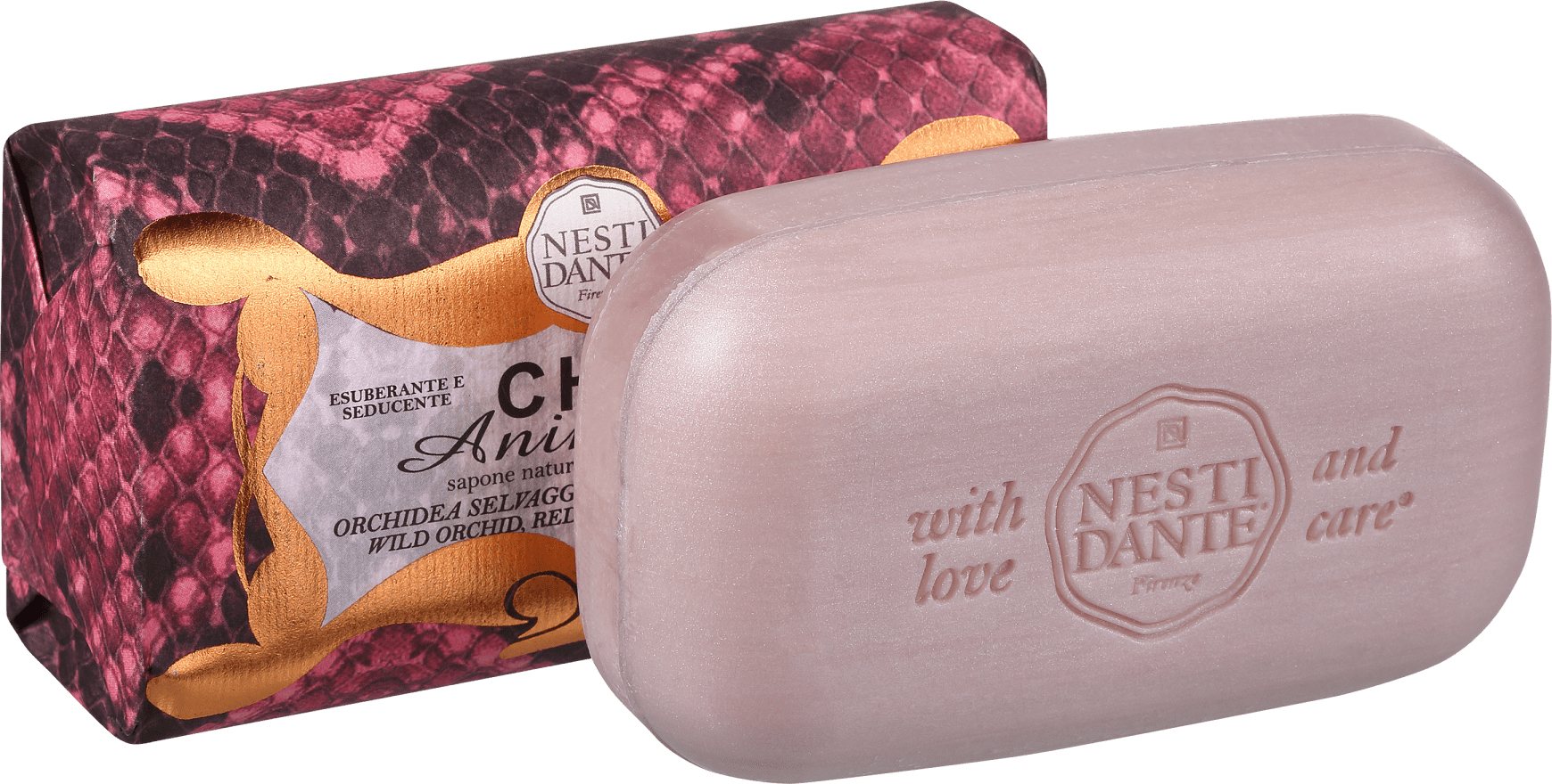 Nesti Dante Chic Animalier Red Pyton - Sabonete em Barra 250g