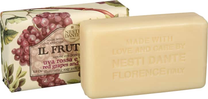 Nesti Dante Il Frutteto Uvas Vermelhas e Mirtilo - Sabonete em Barra 250g
