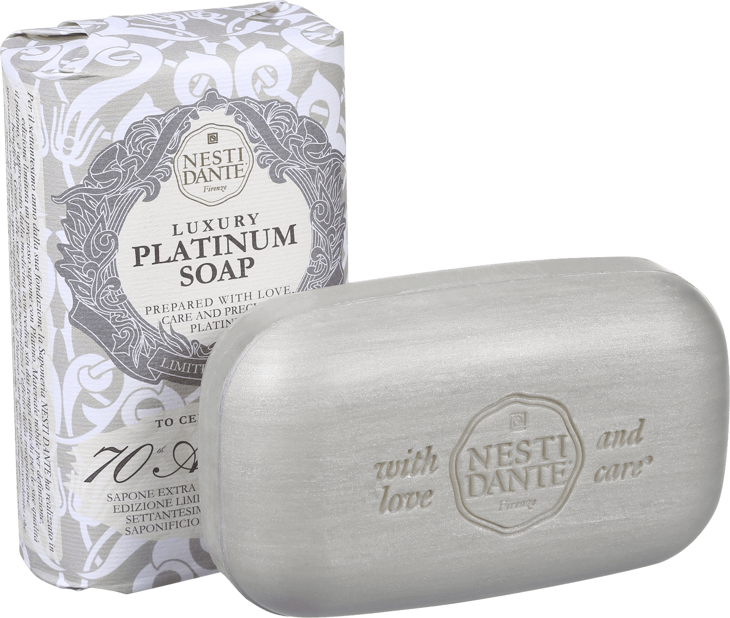 Nesti Dante Luxury Platinum 70 Anniversary - Sabonete em Barra 250g