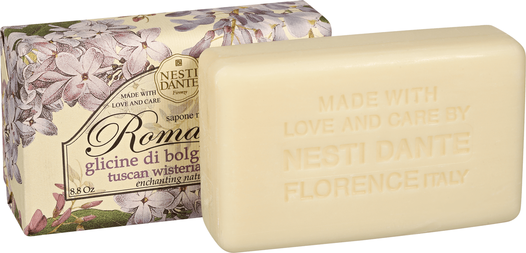 Nesti Dante Romantica Glicina Toscana e Lilás - Sabonete em Barra 250g
