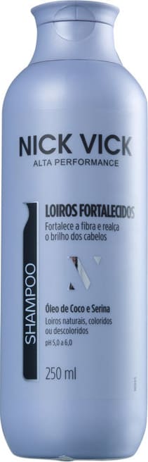 Nick & Vick Alta Performance Loiros Fortalecidos - Shampoo 250ml