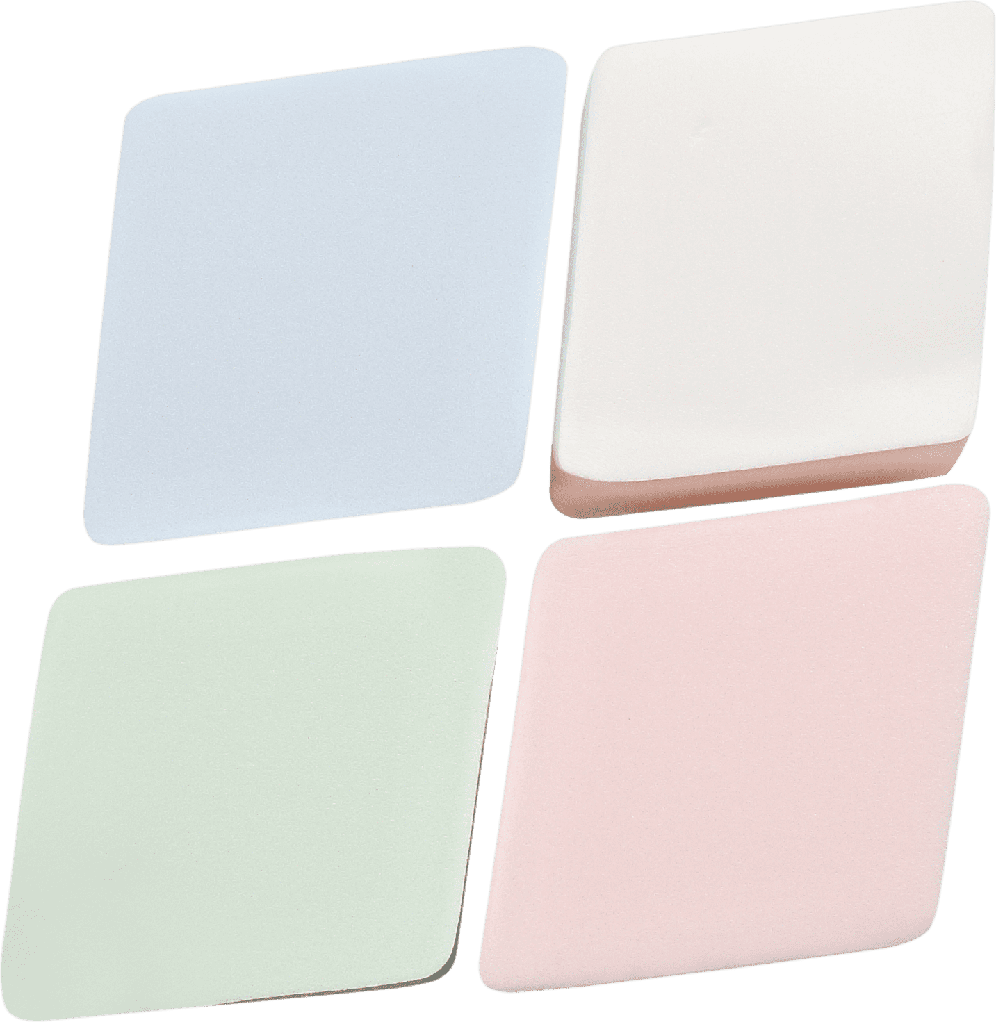 Diamond Sponge - Esponja para Base e Corretivo (4 Unidades)