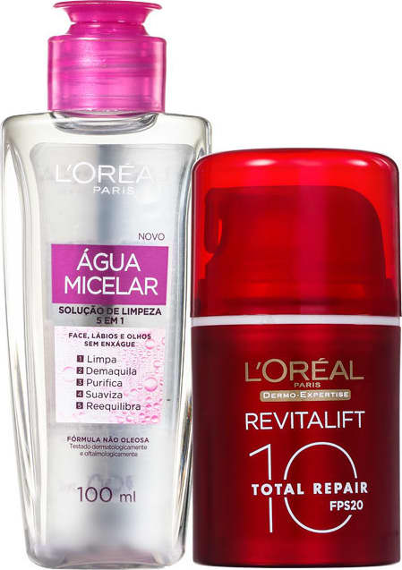 Kit L'Oréal Paris Rotina Diurna 1 (2 Produtos)