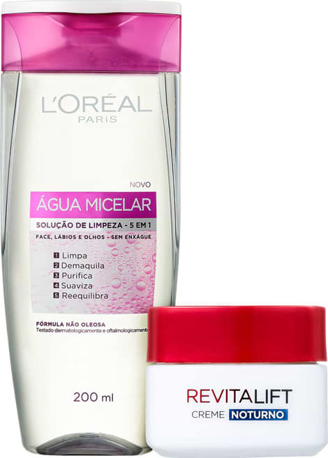 Kit L'Oréal Paris Rotina Firmadora Noturna 2 (2 Produtos)