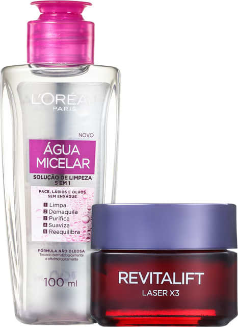 Kit L'Oréal Paris Laser X3 Anti-idade 1 (2 Produtos)