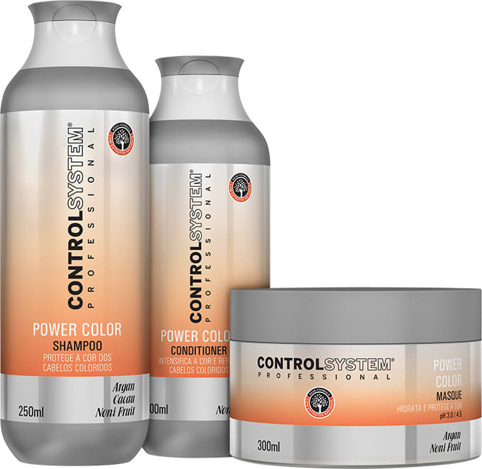 Kit Control System Power Color Professional Treatment (3 Produtos)