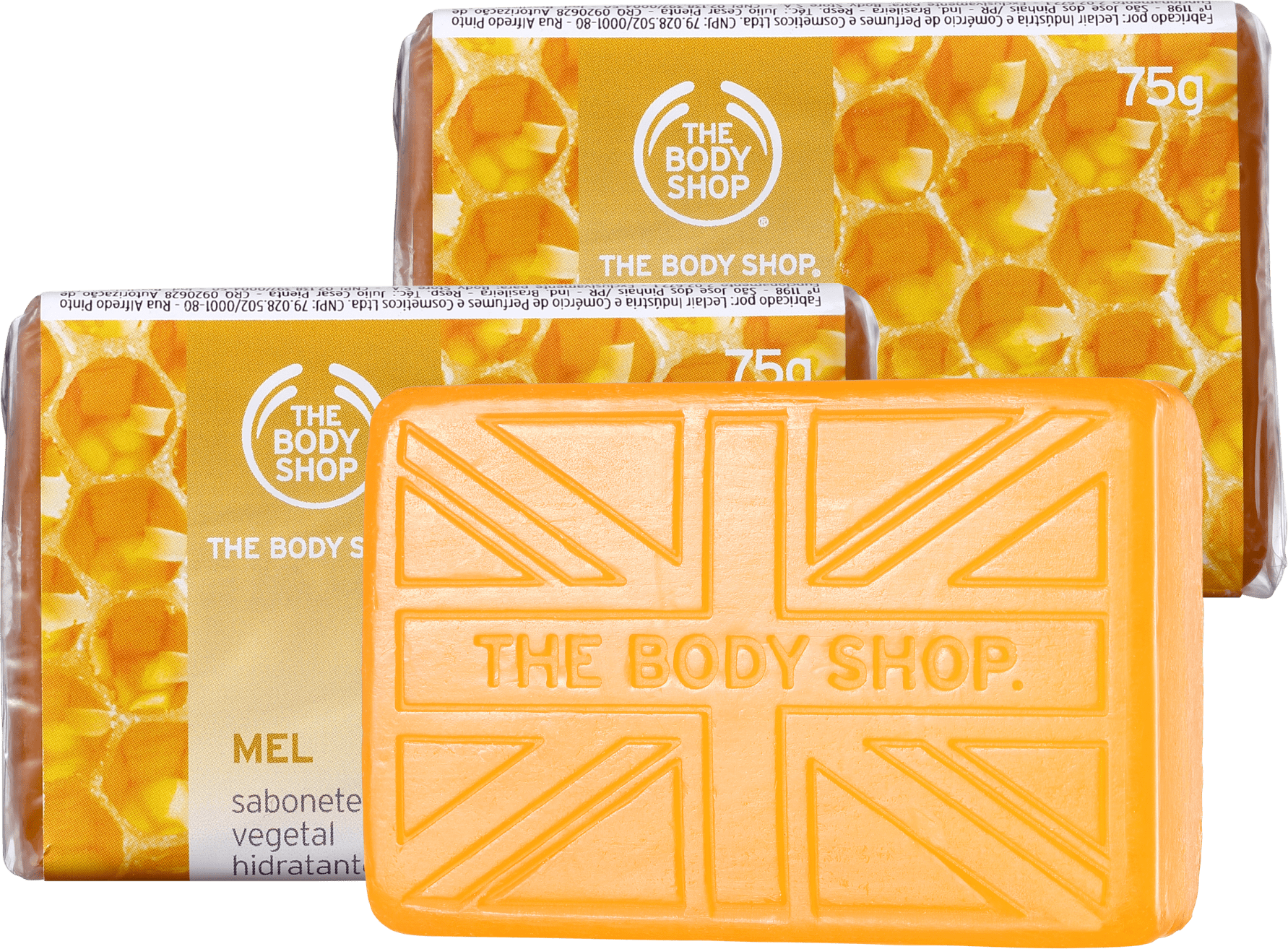 Kit The Body Shop Mel - Sabonetes em Barra 3x75g