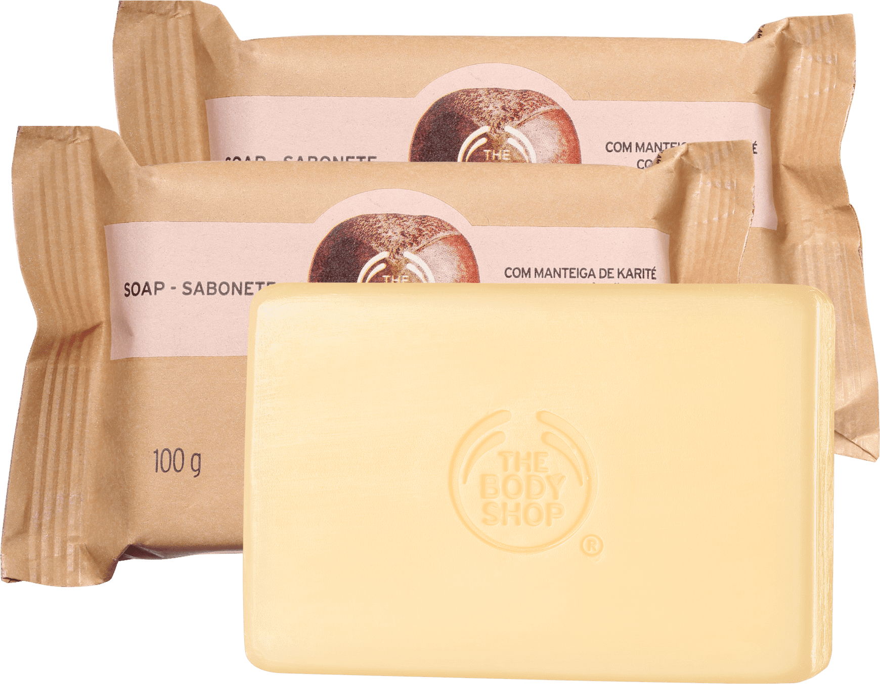 Kit The Body Shop Shea - Sabonete em Barra 3x100g