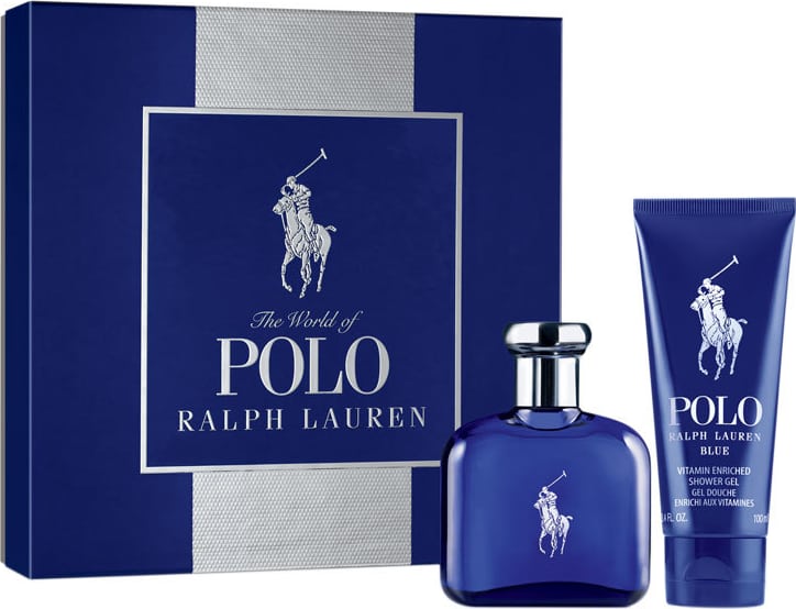 Conjunto Polo Blue Ralph Lauren Masculino - Eau de Toilette 75ml + Gel de Banho 100ml