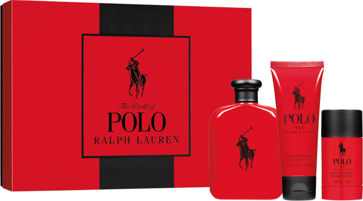 Conjunto Polo Red Ralph Lauren Masculino - Eau de Toilette 125ml + Gel de Banho 100ml + Desodorante 75ml