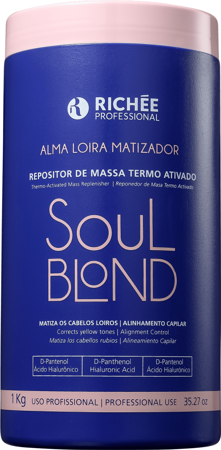 Richée Professional Soul Blond - Repositor de Massa Termo Ativado 1000g