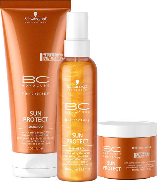 Kit Schwarzkopf Professional BC Bonacure Sun Protect Shimmer Treatment (3 Produtos)