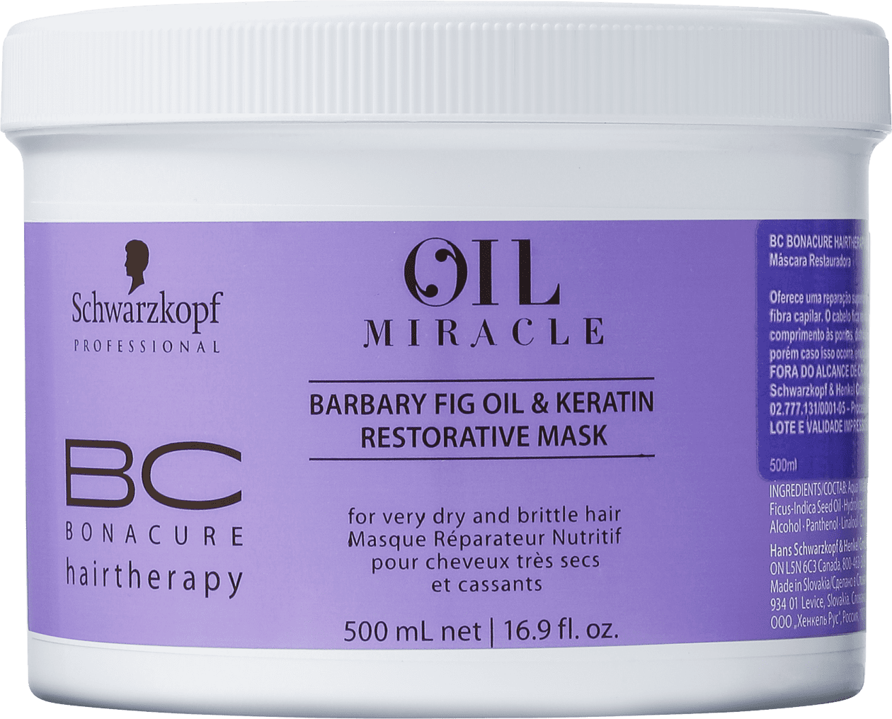 Schwarzkopf Professional BC Bonacure Oil Miracle Barbary Fig - Máscara de Nutrição 500ml