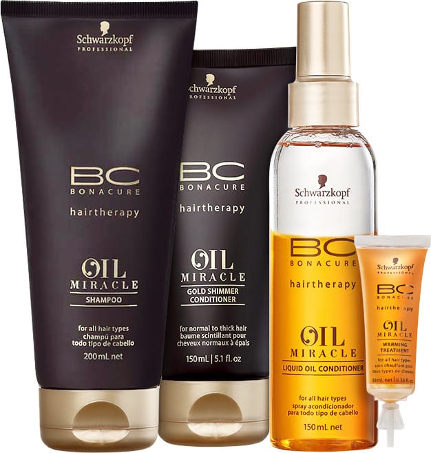 Kit Schwarzkopf Professional BC Bonacure Oil Miracle (4 Produtos)