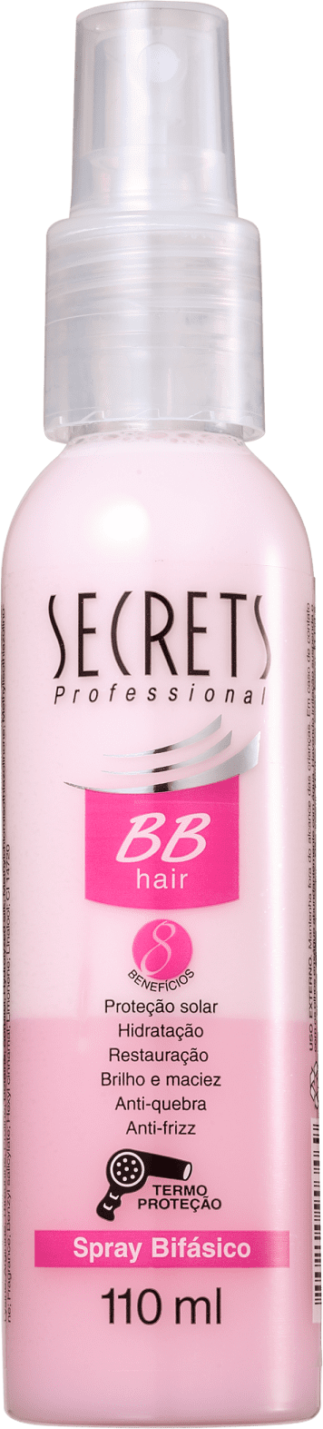 Secrets Professional BB Hair Spray Bifásico - Protetor Térmico 110ml